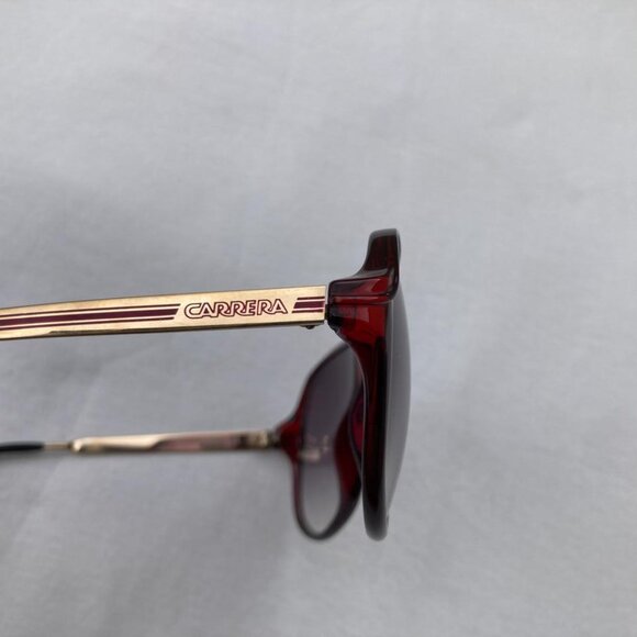 Vintage Carrera 5547 Men Sunglasses Bordeaux red/gold Eyeglasses Made Austria - Picture 9 of 14